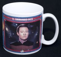 Star Trek TNG Lt. Commander Data Coffee Mug Vintage